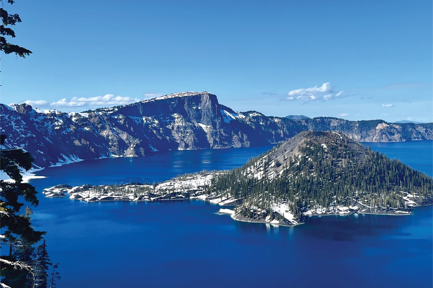 Wizard Island in Crater Lake National Park